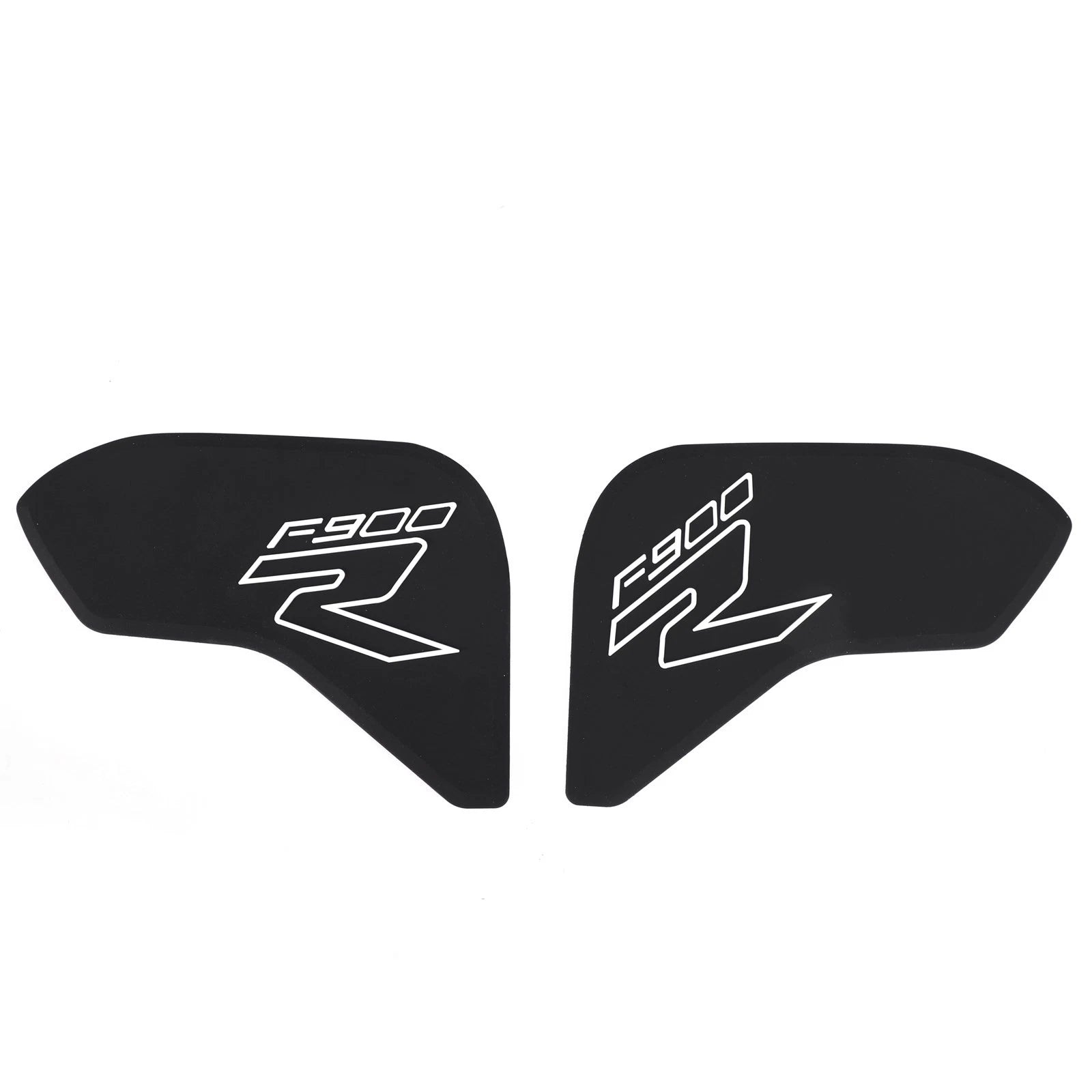 2X Side Tankpad Fuel Tank Protector for BMW F900R (2020) - Rubber Black