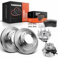 Front Rotor, Pad & Hub Bearing for GMC Sierra 3500 (2015–2023)