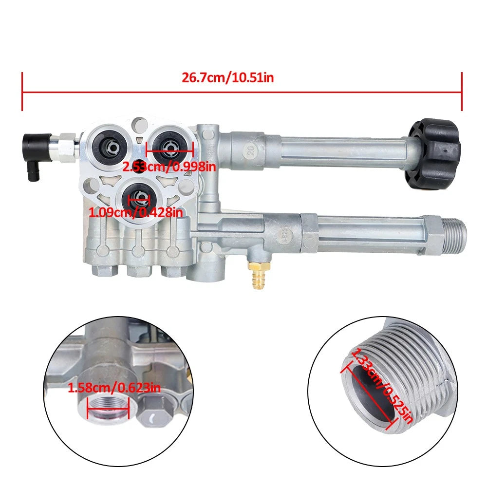 Replacement Pressure Washer Head for AR Pump RMW2G20 (2010-2023)