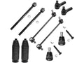 Front Ball Joint Sway Bar Link Tie Rod End Kit for Mazda Tribute (2001–2007)