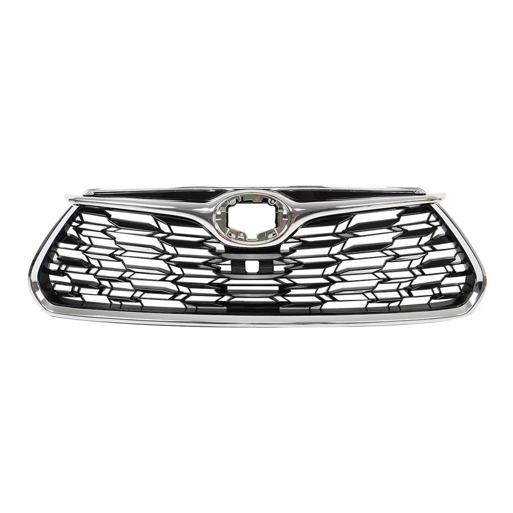 Chrome Front Bumper Grille Mesh for Toyota Highlander (2020–2022)