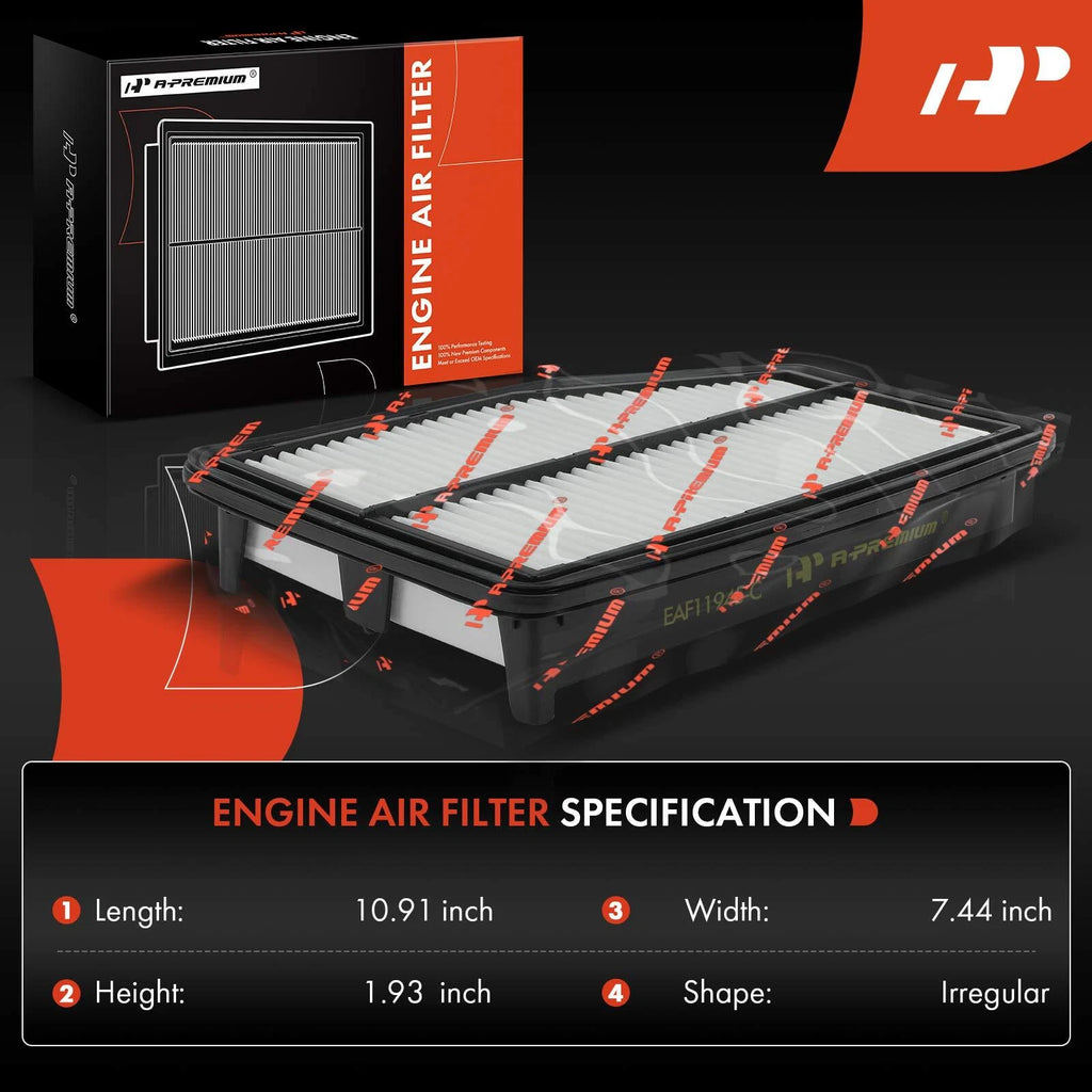 2X Engine Air Filter for Honda CR-V (2015-2016)