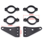 41mm Turn Signal Clamps Headlight Mount Bracket for Harley Honda