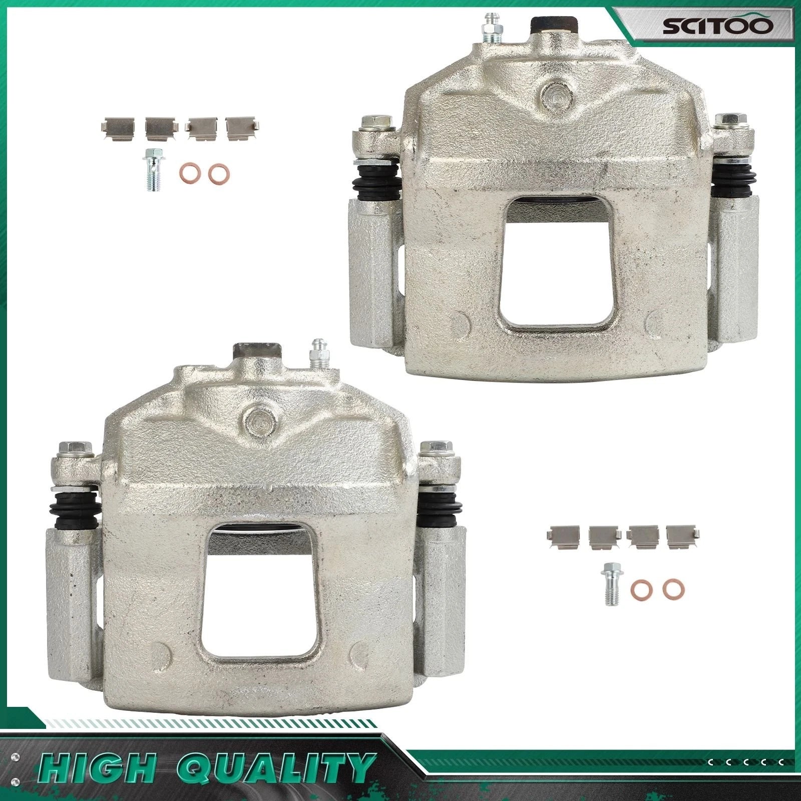 Front Pair Brake Calipers w/ Bracket for Buick Rendezvous (2002–2007)