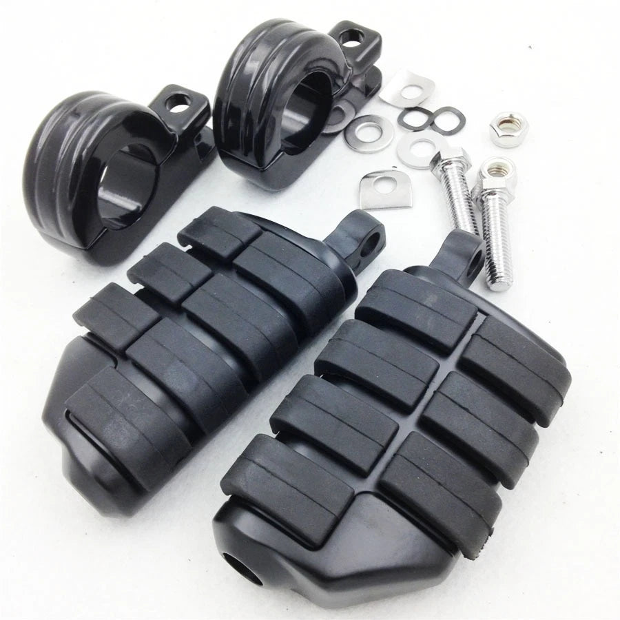 P-Clamps 1.5" Large Foot Peg for Yamaha V-Star, Kawasaki Vulcan