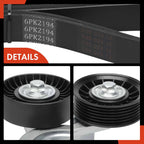 Serpentine Belt Drive Component Kit for Jeep Grand Cherokee WK (2005–2010)