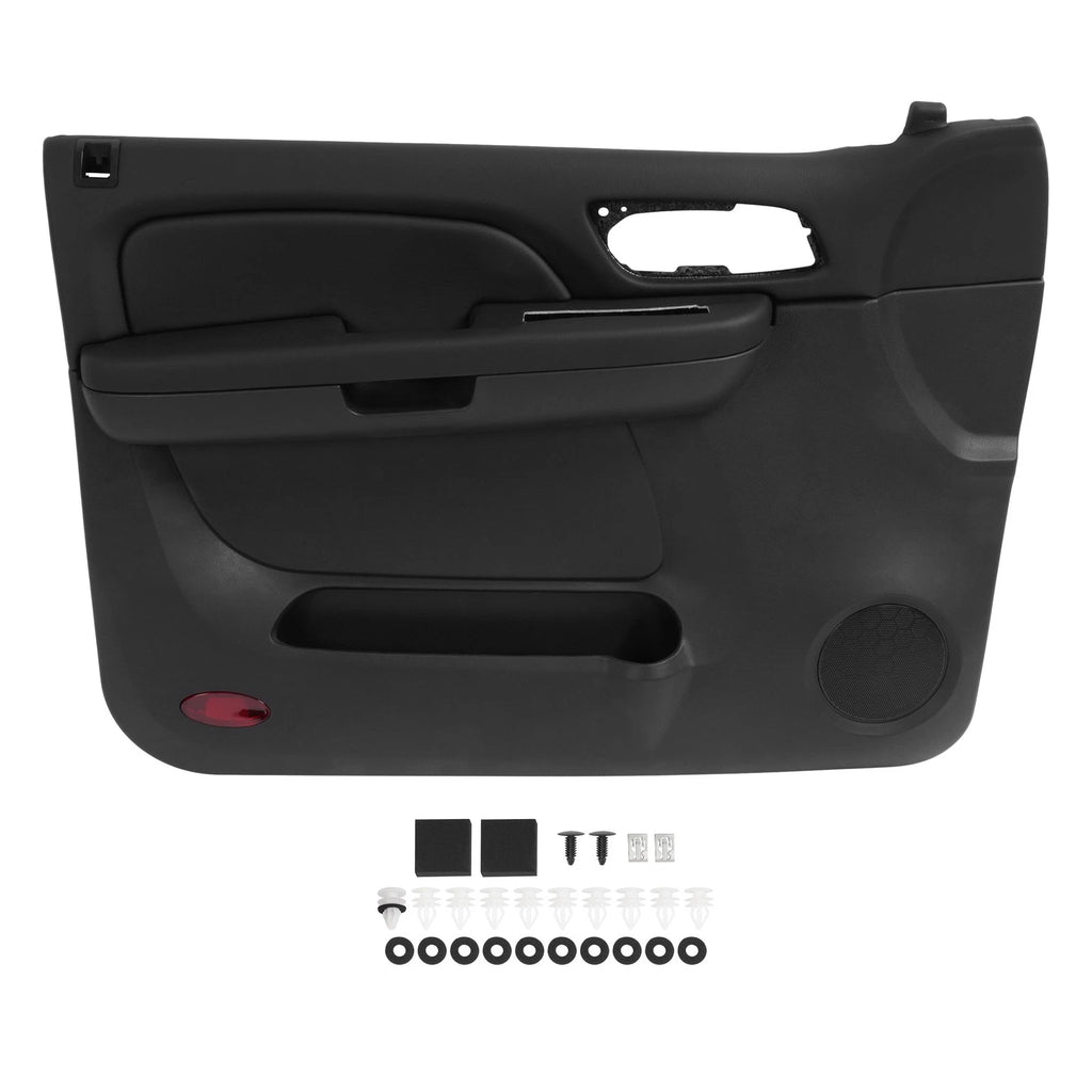 Driver Side Door Panel for Chevy Tahoe Silverado GMC Yukon (2007–2009) Black