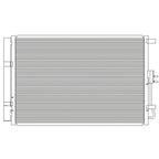 Replacement A/C Condenser Stock Repair Part - CND4103 (See compatibility Chart)