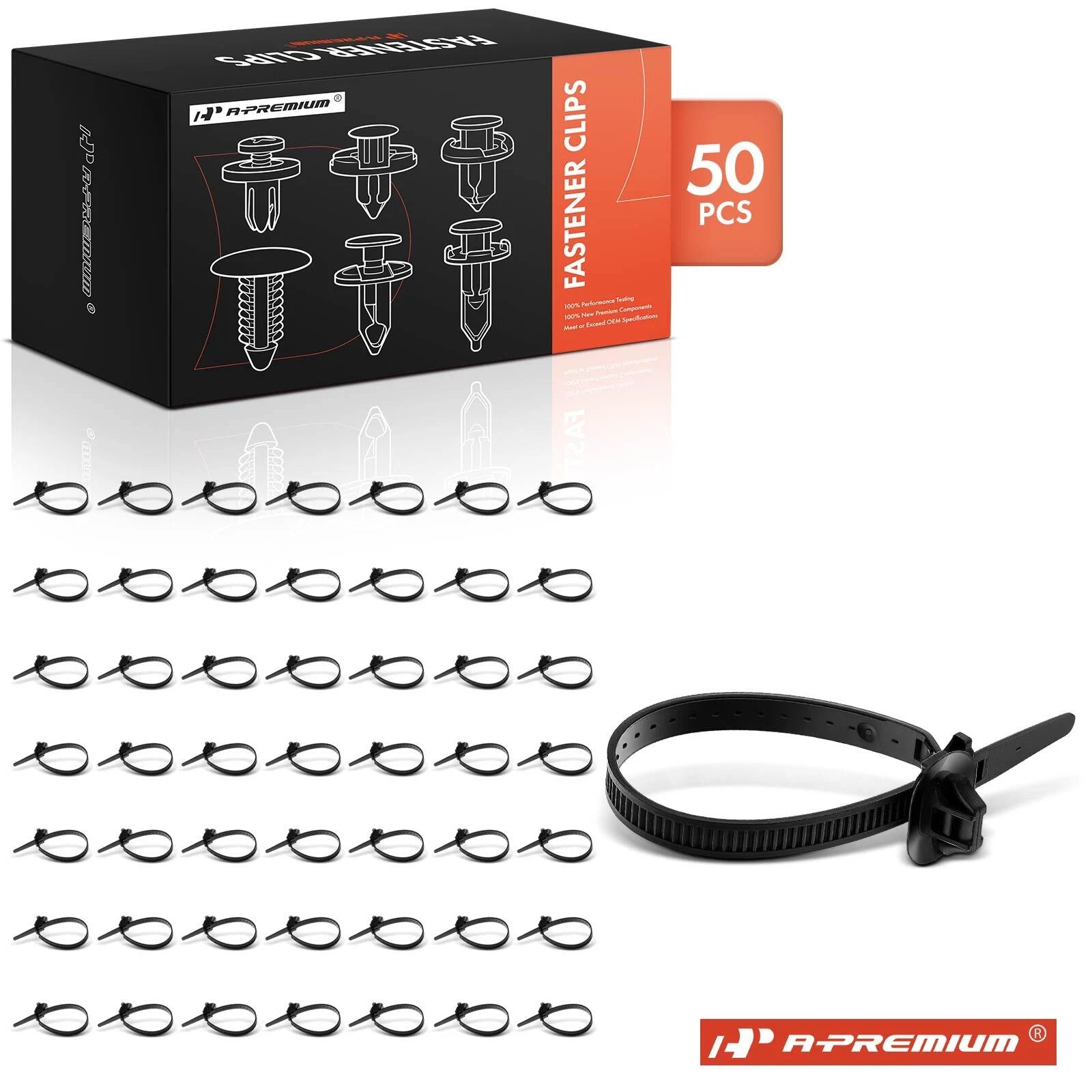 Nylon Cable Strap Retainer Clips for Toyota Camry Corolla (2012–2024)