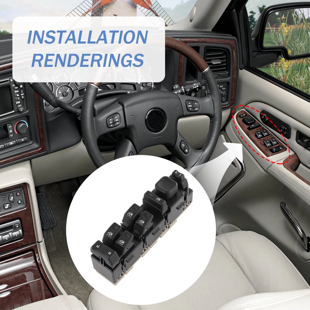 Power Window Switch for GMC Sierra 1500 (2003-2007)