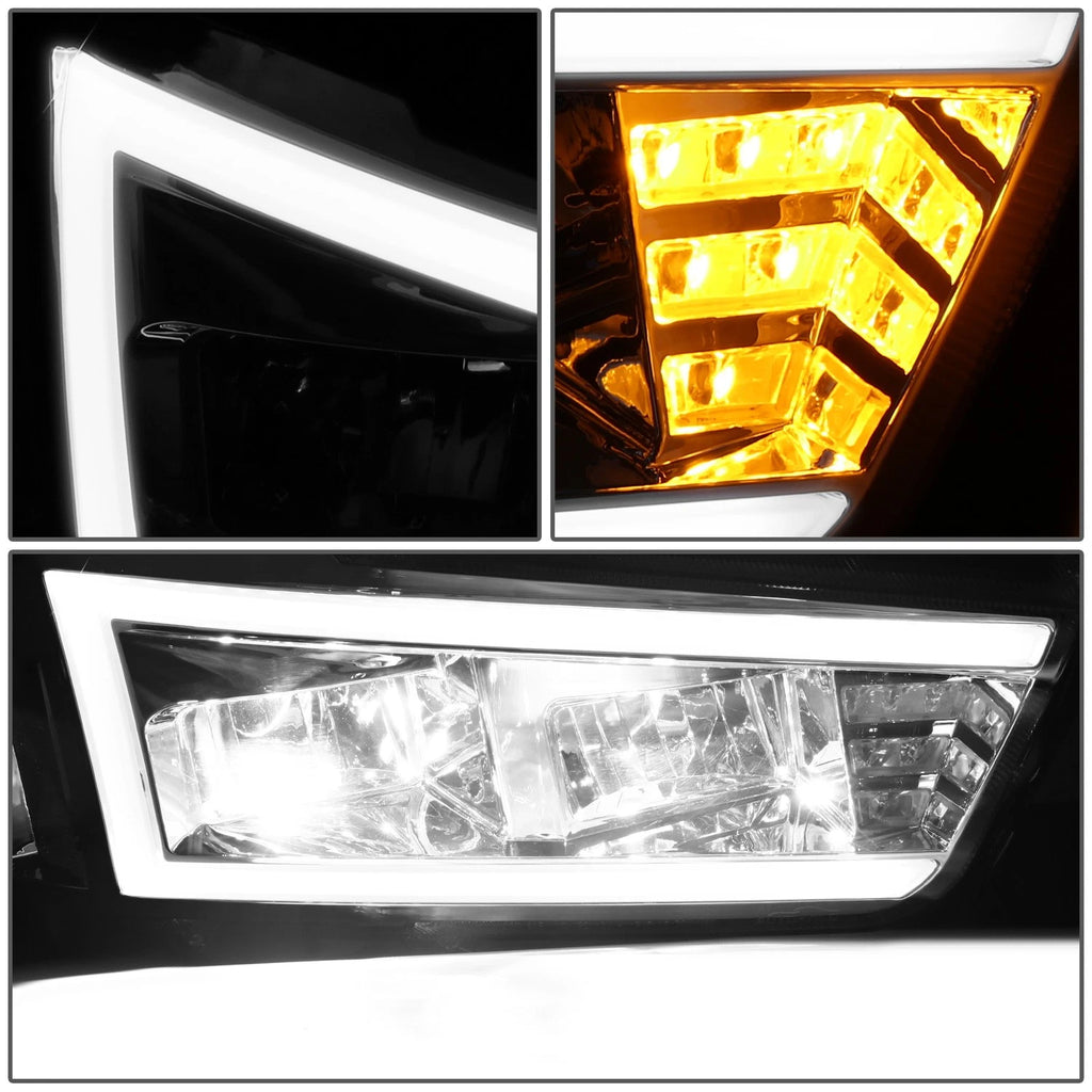 Full LED DRL/Turn Signal Headlights for Dodge Charger (2011–2014) Chrome