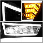 Full LED DRL/Turn Signal Headlights for Dodge Charger (2011–2014) Chrome