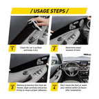 Carbon Fiber Look Interior Trim Decals for Mercedes-Benz C-Class (2015–2018)