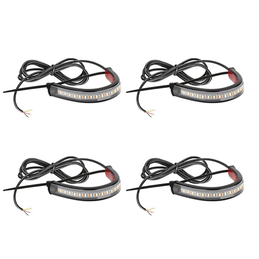 Set of 4 LED Strip Lights for Universal Motorcycle (12V)