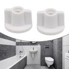 Set of 4 Rear Nut Fixed Replacement for 6mm Screws (White)