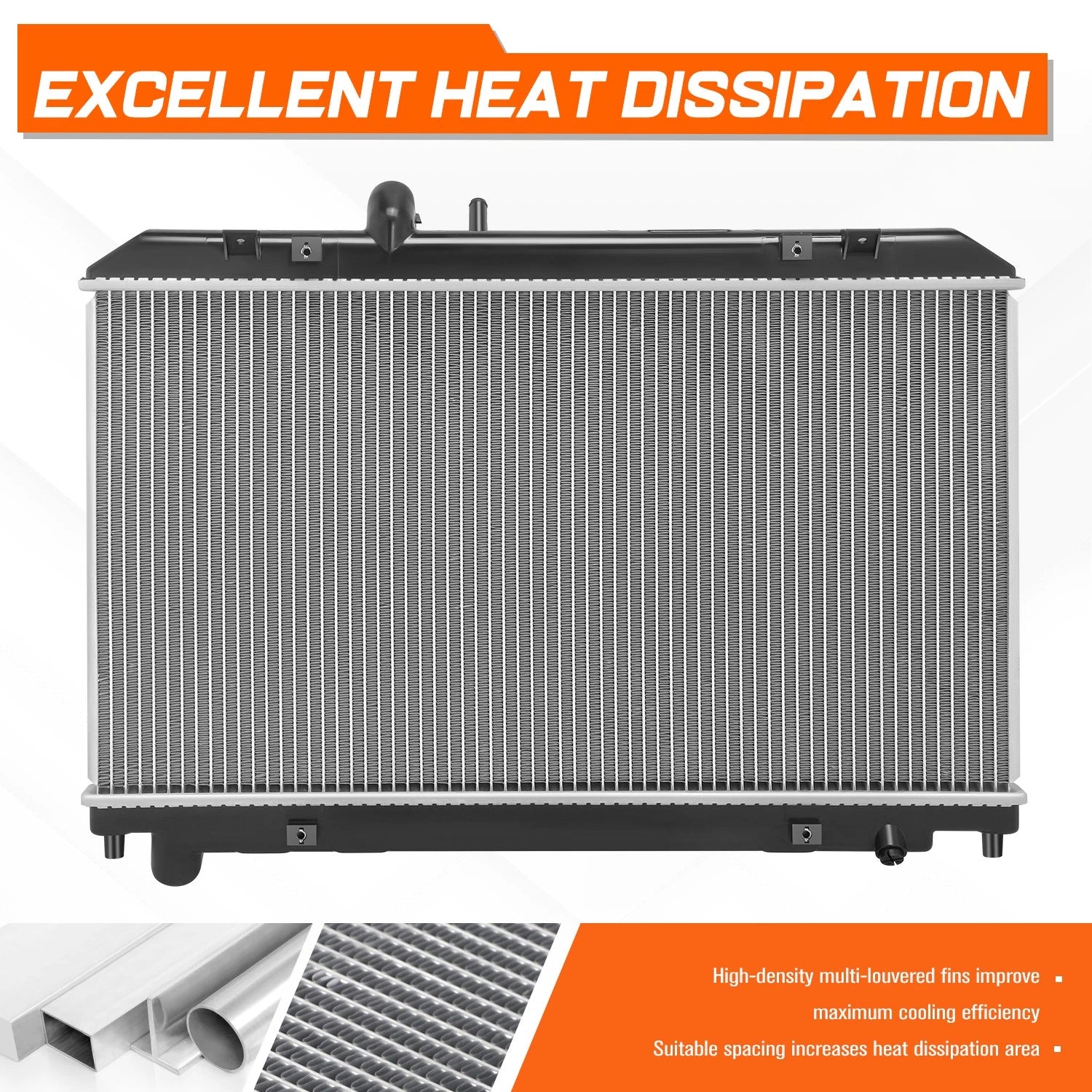 Full Aluminum Core Cooling Radiator for Mazda RX-8 (2004–2008) DPI-2694