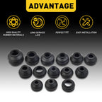 Set of 14 Rubber Ball Joint Dust Boot Covers for Universal Applications
