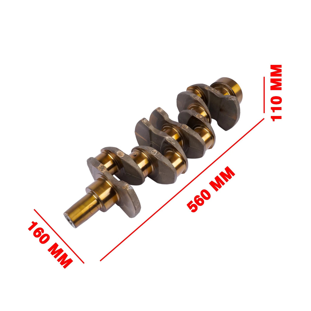 Crankshaft for Yanmar Engine 4TNV94L, 4TNE98, 4TNV98