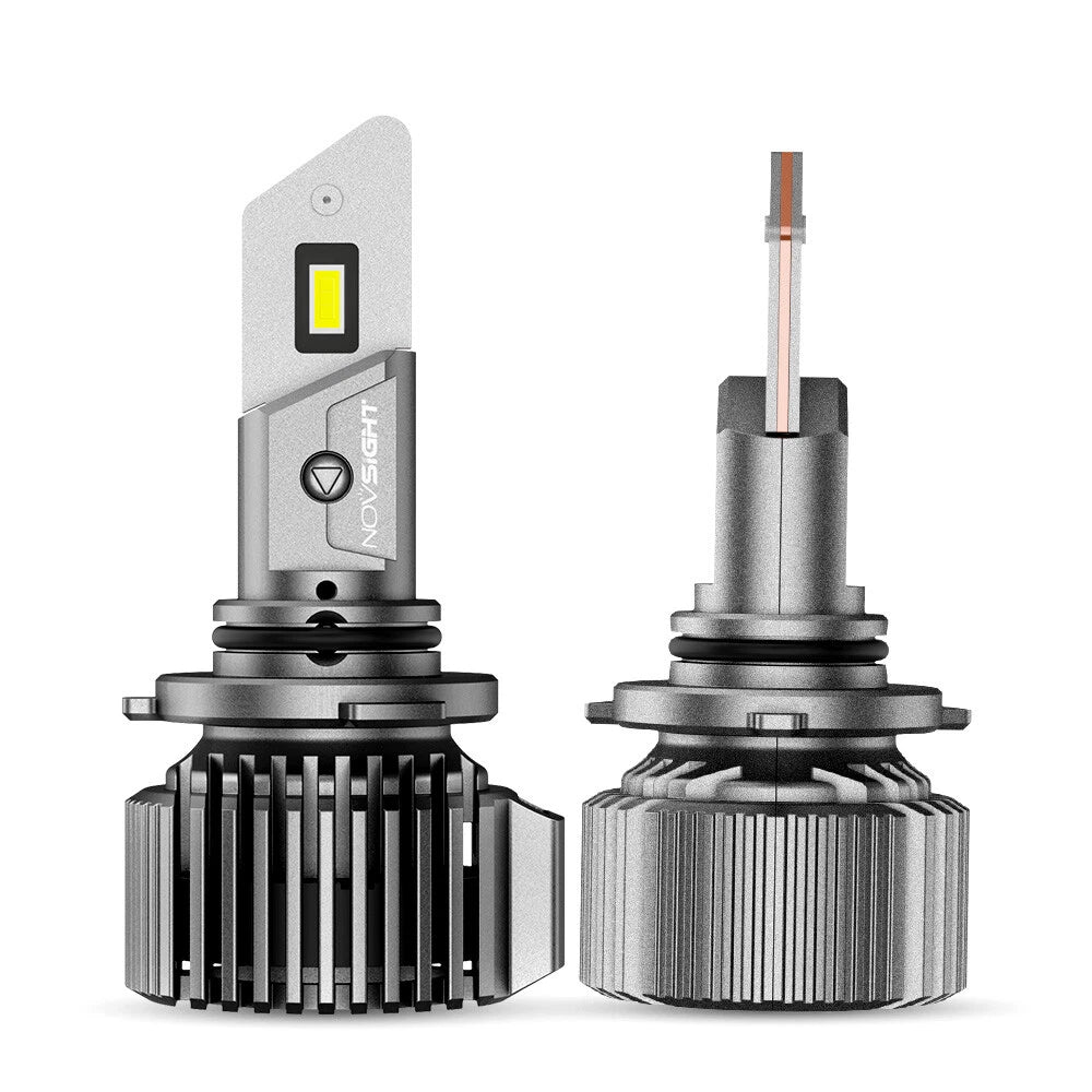 Set of 4 NOVSIGHT 9005 9006 LED Headlight Bulbs for High Low Beam (6500K)
