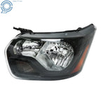 Halogen Black Headlight Assembly for Ford Transit (2015-2021) Left