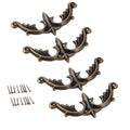 Set of 4 Antique Bronze Corner Protector Guards for Jewelry Box