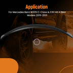 Carbon Fiber Rear Wing Spoiler for Mercedes-Benz C63 (2015–2021)