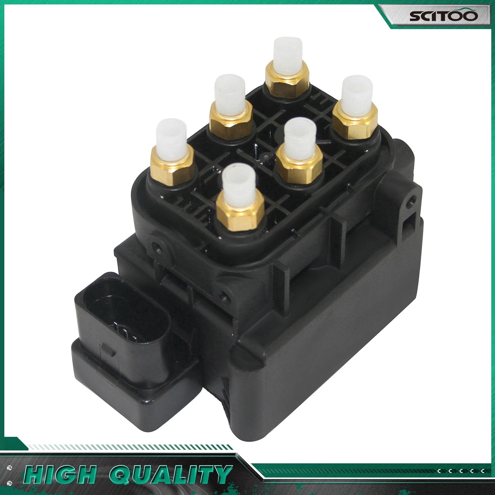 Air Suspension Compressor Pump Valve Block Kit for Grand Cherokee Ram 1500 (2013–2019)