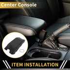 Center Console Armrest Cover for Ford F-150 (2015–2023) Microfiber Leather