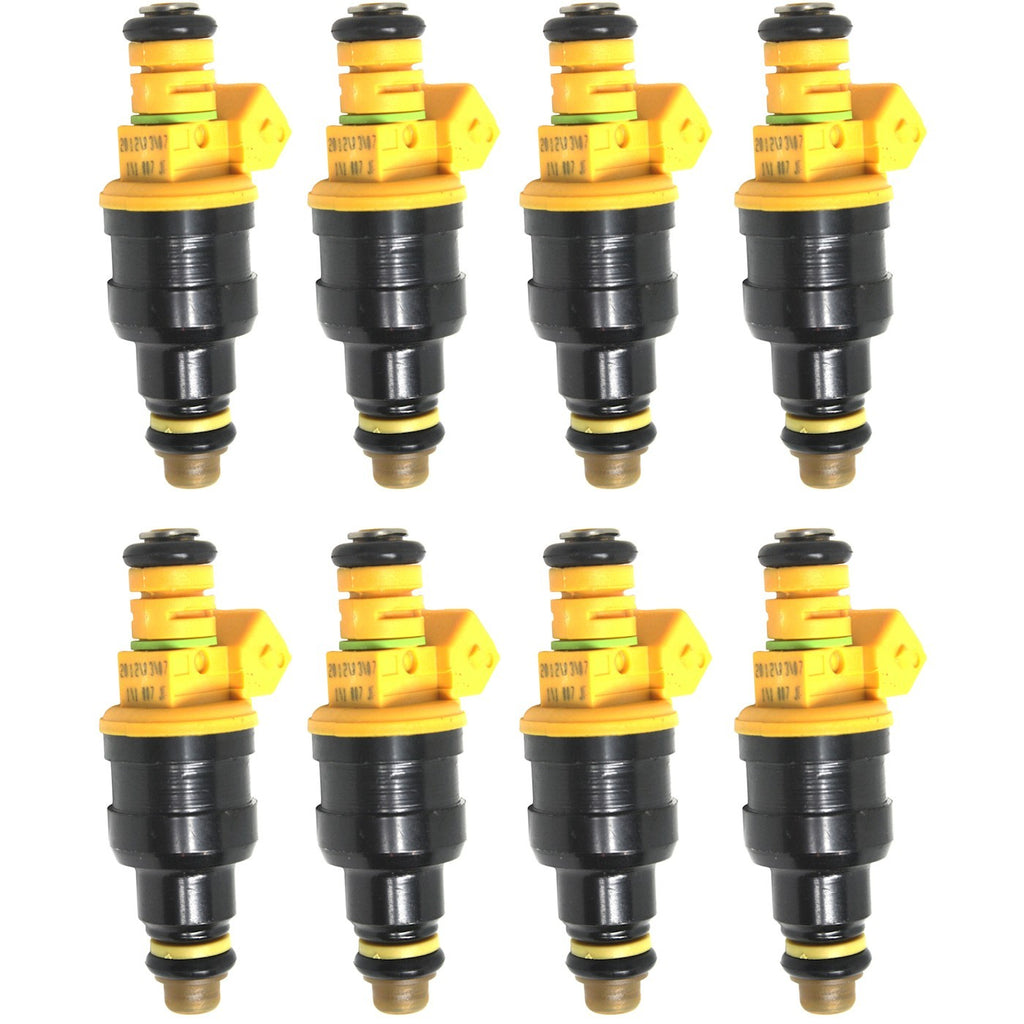 Set of 8 Fuel Injectors for Ford E150 E250 E350 Bronco Econoline