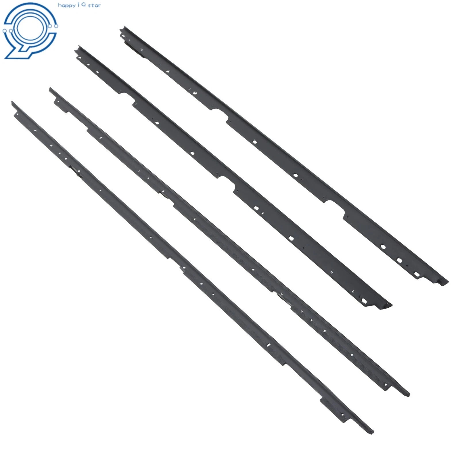 Set of 4 Window Felt Weatherstripping for Camaro Firebird (1982–1992)