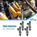 Set of 4 Fuel Injectors No. 16600EN200 for Nissan Qashqai 2.0 (2007–2013)