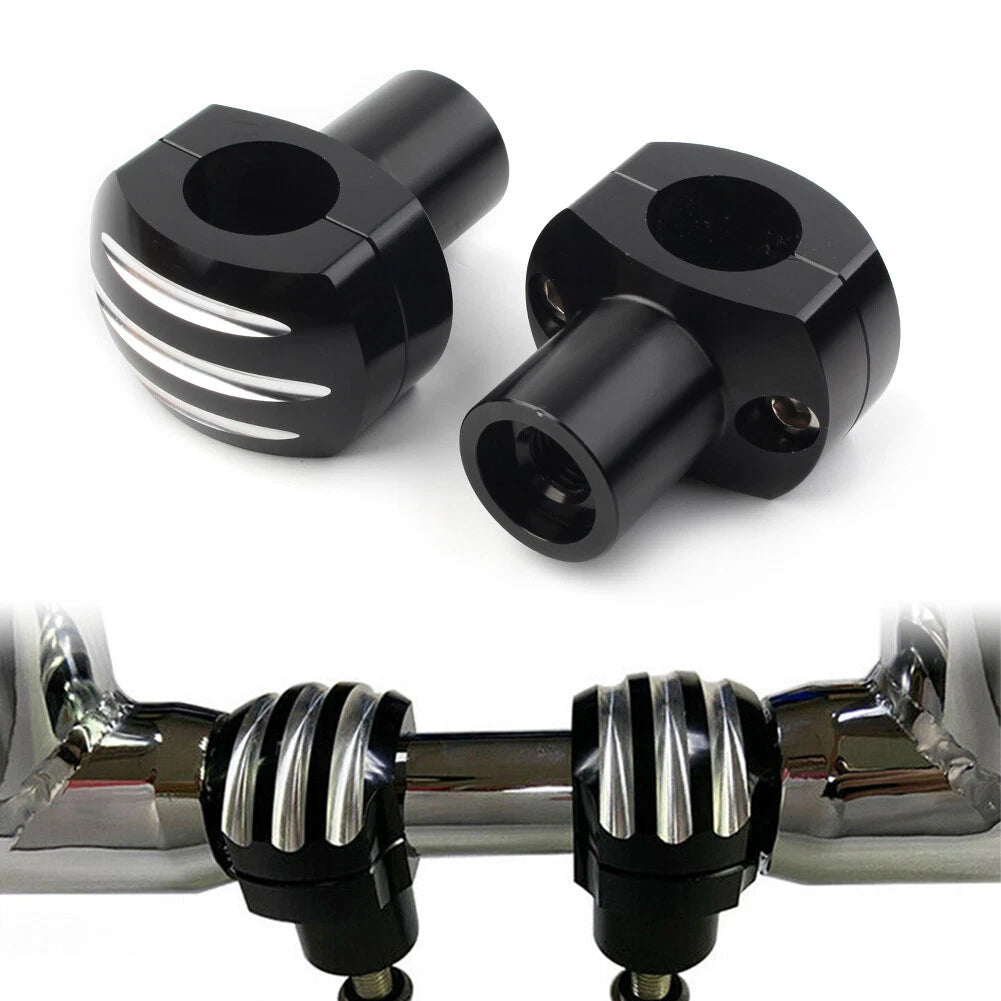 25mm Handlebar Risers Clamp Mounts for Harley Fatboy