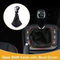 6 Speed Gear Shifter Knob & Cover for Opel Insignia (2008-2015) Faux Leather