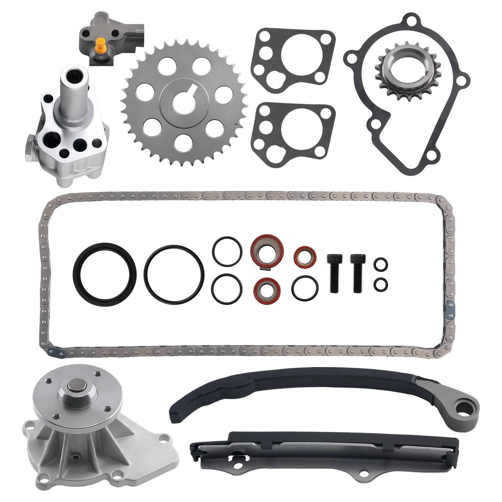 Timing Kit with Oil Water Pump for Nissan 240SX 2.4L SOHC (1989–1990) AW9206