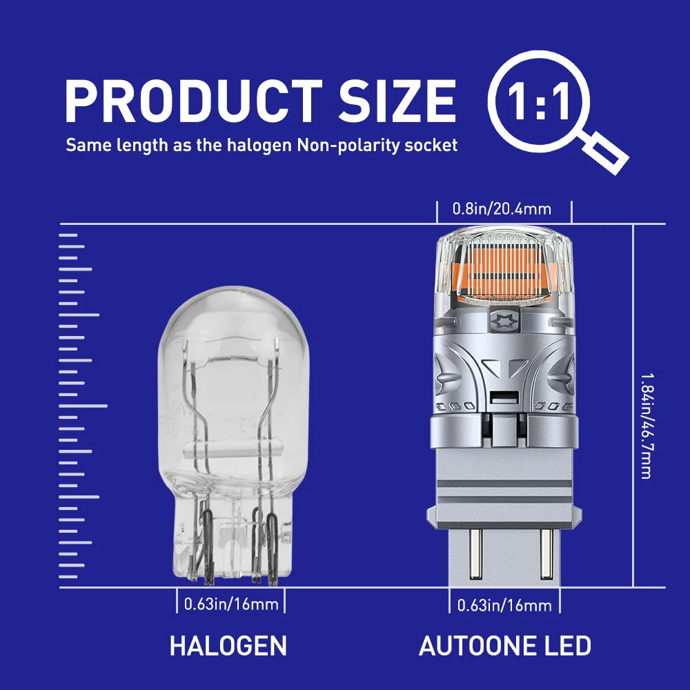 2X LED Back Up Reverse Light Bulbs for