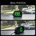 Digital HUD GPS Head-Up Display Speedometer for Car - MPH Green