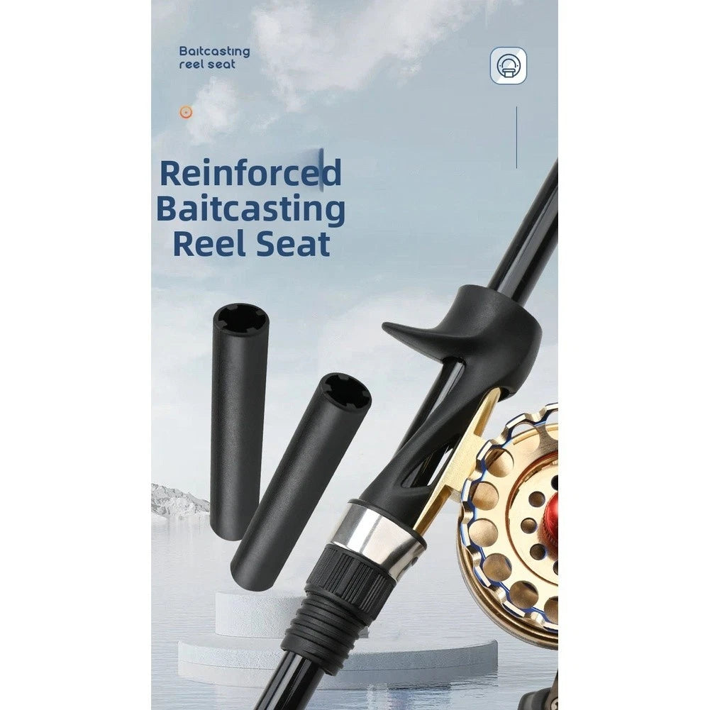Reel Seat Tube Mount for DIY Fishing Rod Holder (Adjustable Thread)