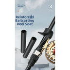 Reel Seat Tube Mount for DIY Fishing Rod Holder (Adjustable Thread)