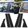 Carbon Fiber Window Pillar Posts Stickers for Honda Civic (2016–2021)