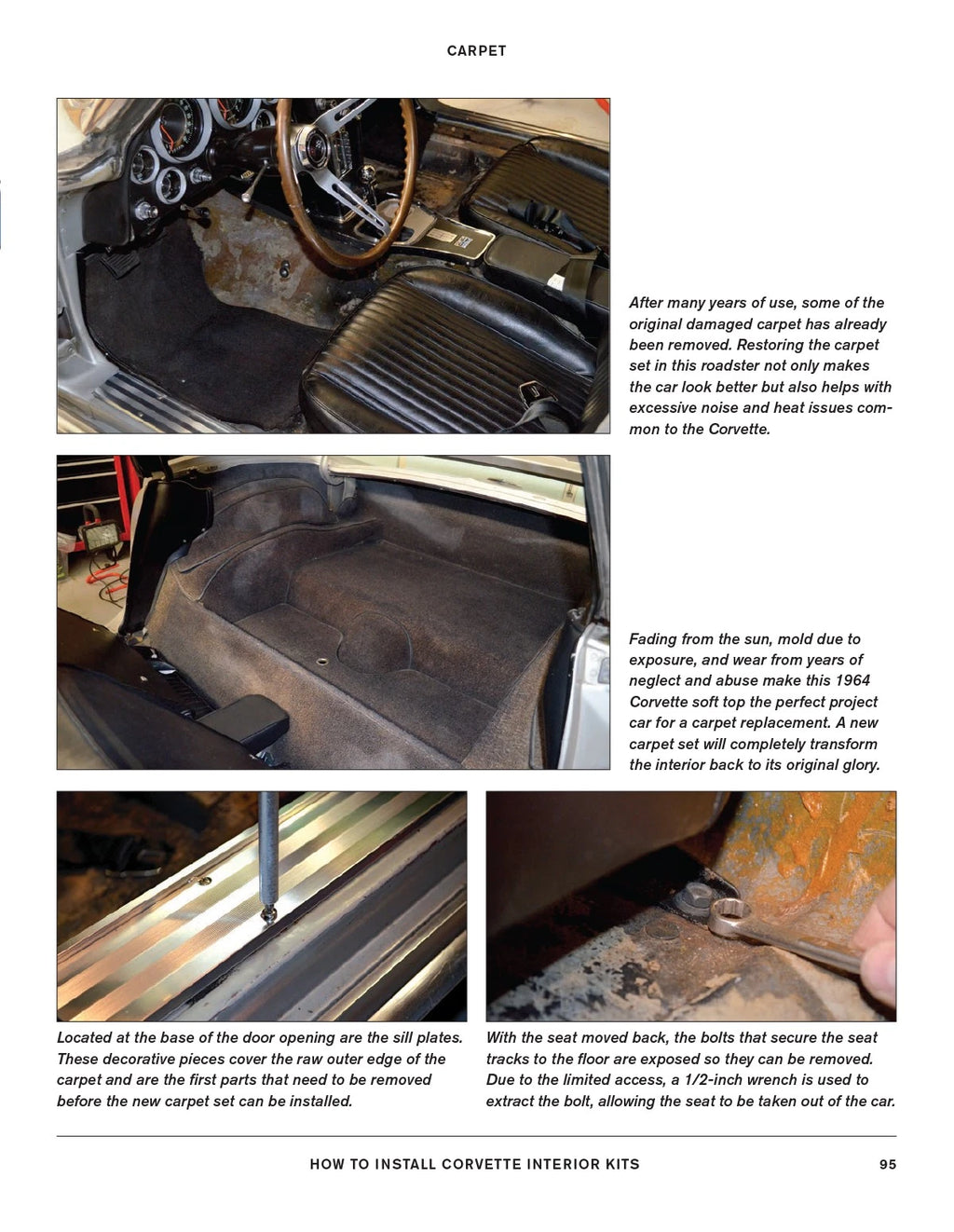 Interior Kits Installation Manual for Corvette C1 C2 C3 (1953-1982)