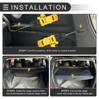 Retractable Cargo Cover for Volkswagen Tiguan (2007–2016) Gloss Black 670279876912