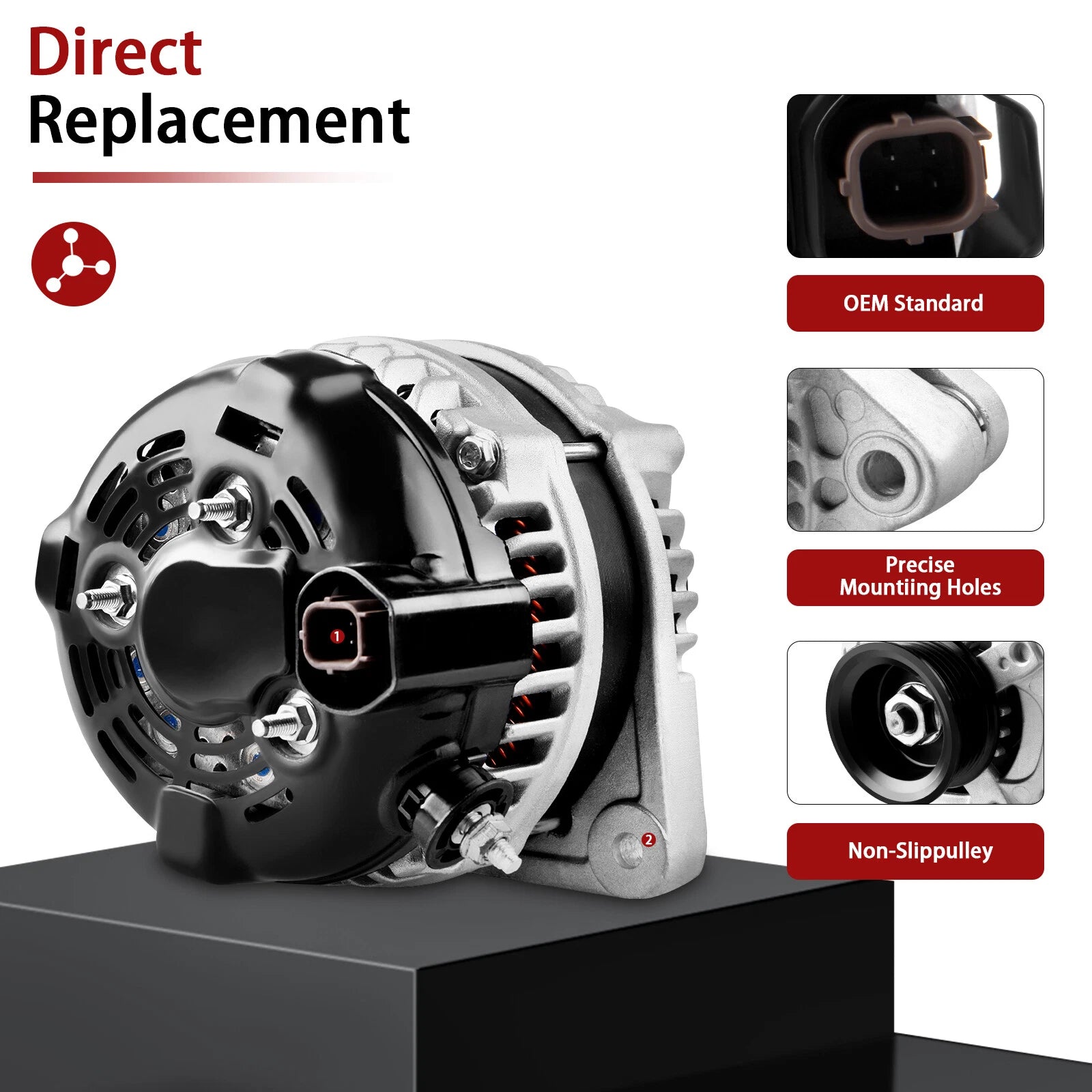 Alternator for Honda Accord 3.5L (2008-2012) 130Amp