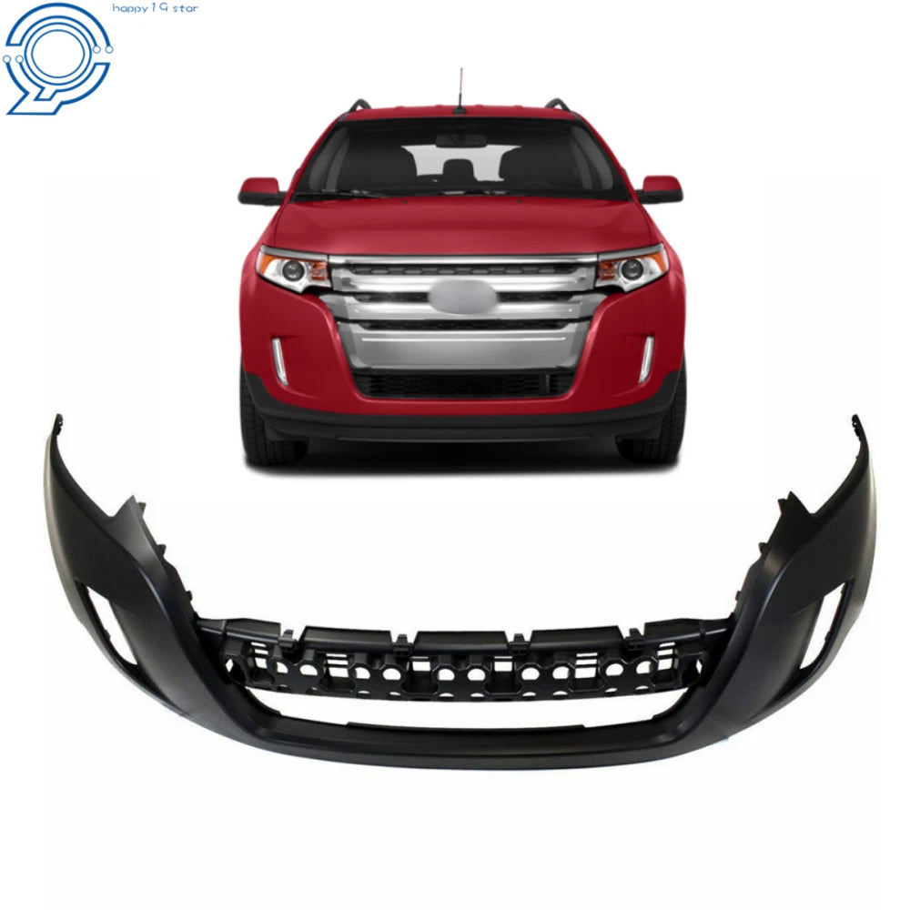 Front Bumper Cover for Ford Edge (2011–2014) Black Primered Plastic