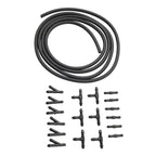 2M Windshield Washer Fluid Hose Kit with Connector for Universal Fit