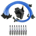 Set of 2 Ignition Coils & NGK 8 Laser Iridium Spark Plug Wires for C2500