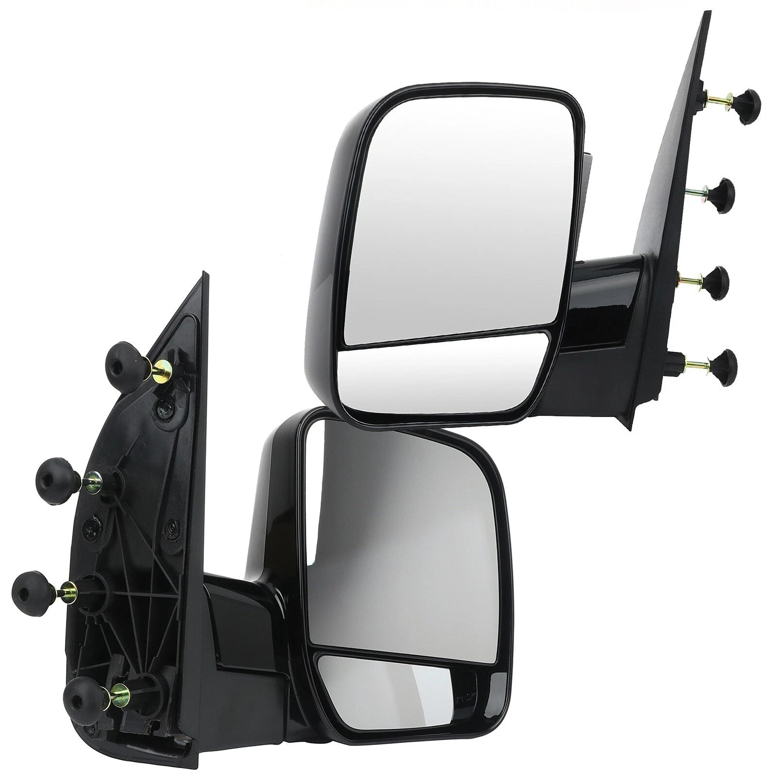 Pair Side View Manual Mirrors for Ford E150 E250 E350 E450 E550 (2002–2008)