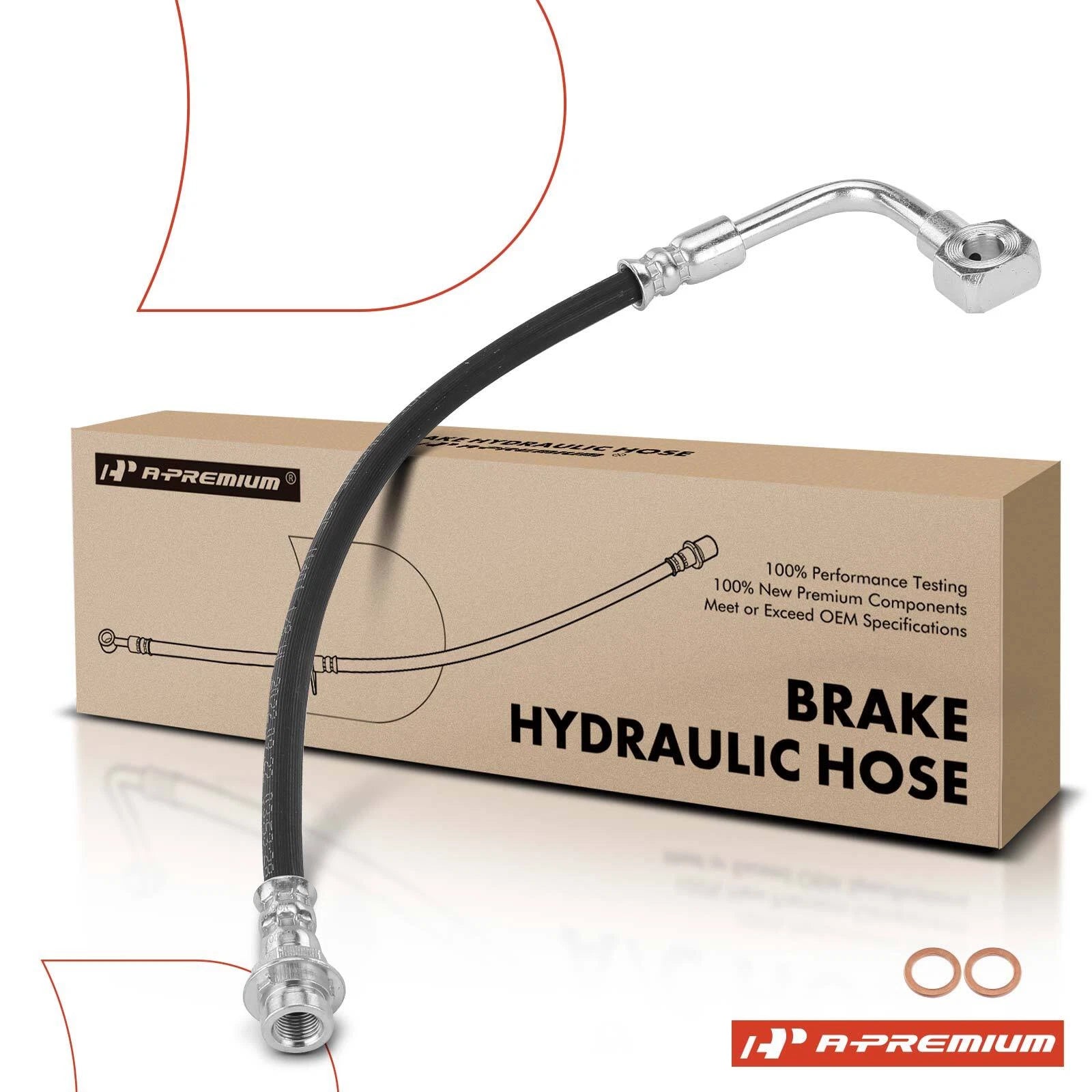Front Right Brake Hydraulic Hose for Chevy Corvette (1994–1996)