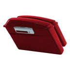 Red Hard Saddlebag for Harley Touring Road King Electra Glide (1994–2013)