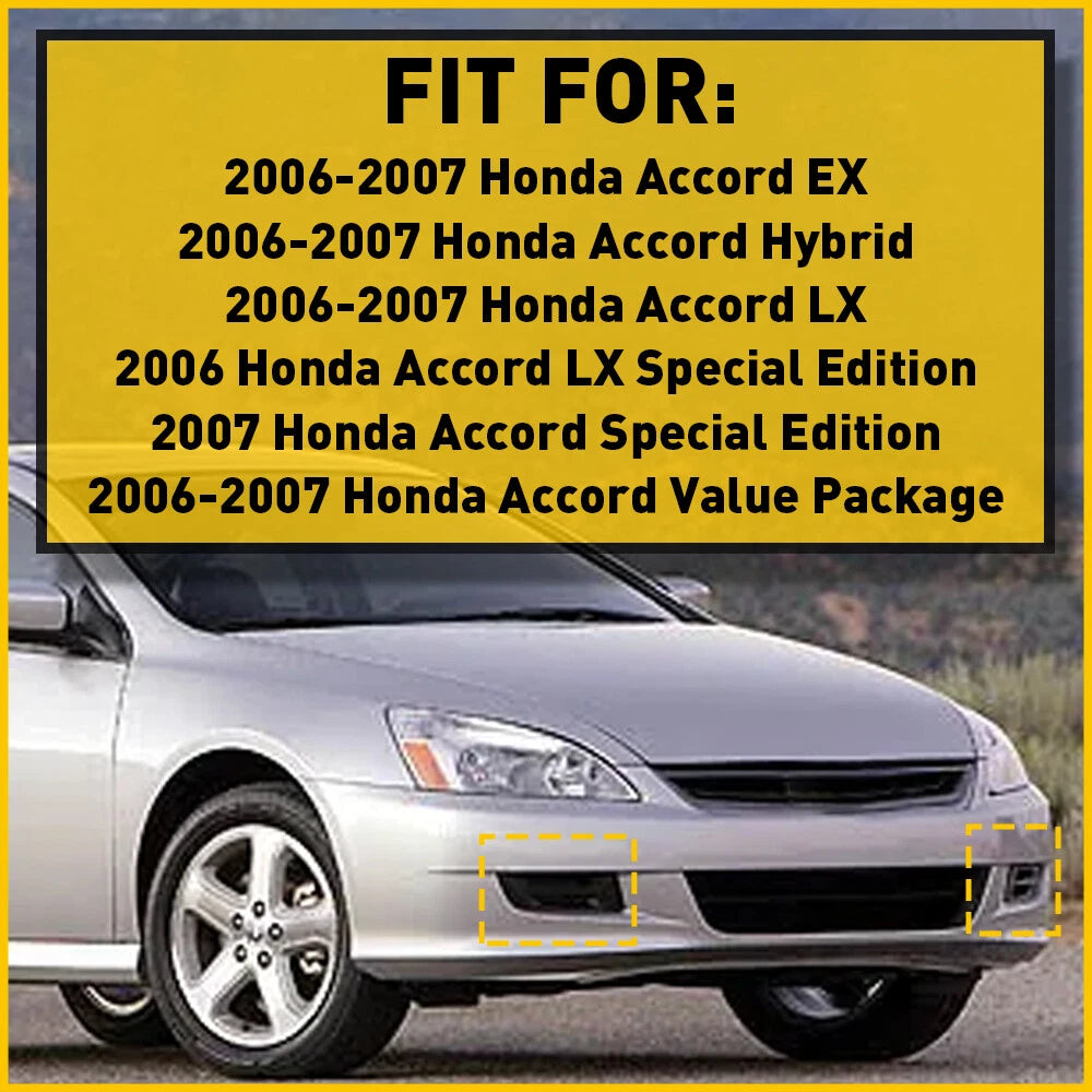 Fog Light Hole Cover for Honda Accord Coupe (2006–2007)