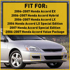 Fog Light Hole Cover for Honda Accord Coupe (2006–2007)